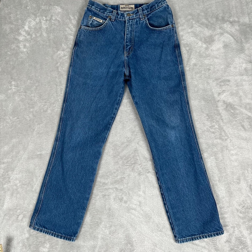 Schaefer Outfitter Ranch Hand Mens Blue Jeans 28x30 Made in Texas USA Style 1800